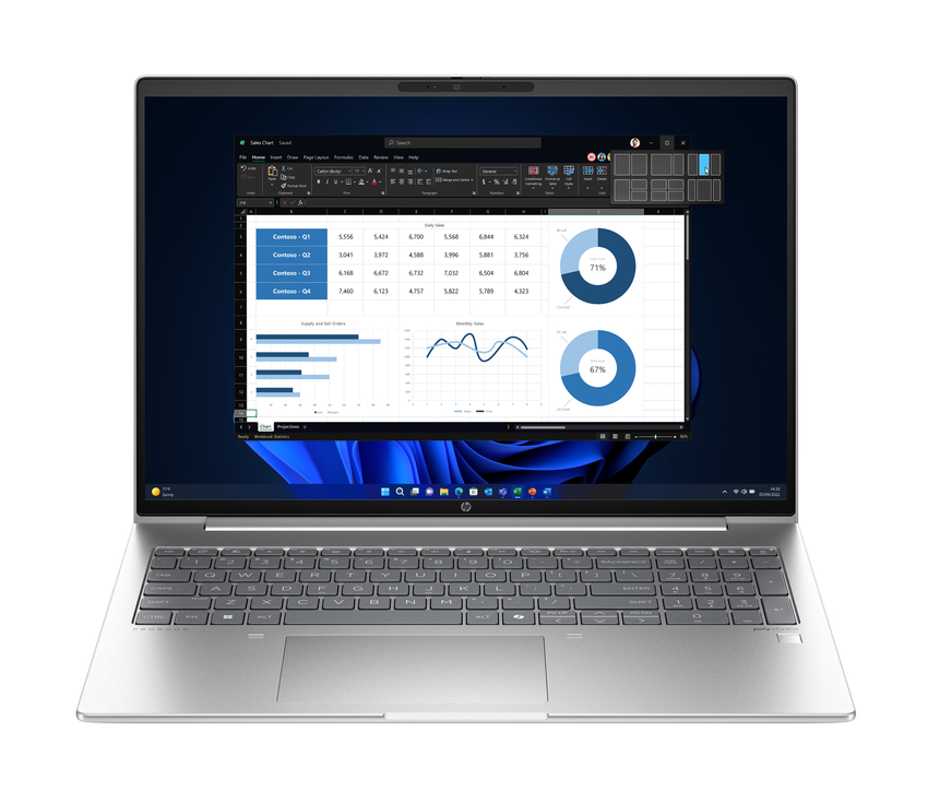 Prenosnik HP ProBook 460 G11 | Ultra 7 155H | 32GB RAM | 1TB SSD | W11H / Core Ultra 7 / RAM 32 / SSD Disk / 16,0″ WUXGA