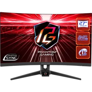 Monitor ASRock Phantom Gaming PG27F15RS1A 68,58 cm (27″) FHD VA LED HDR10 240 Hz ukrivljen