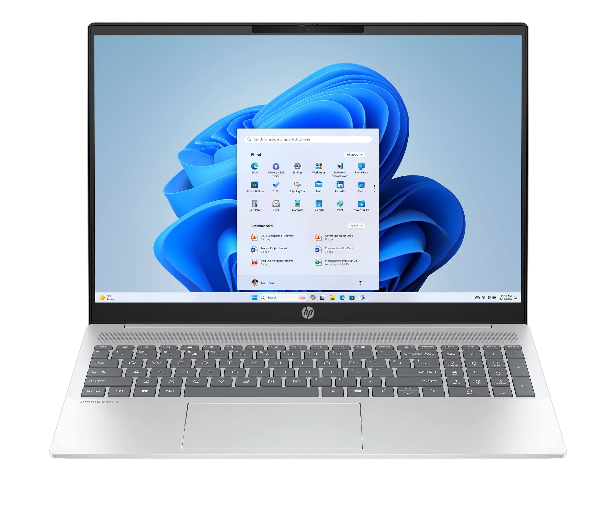 Prenosnik HP OmniBook 5 16-AG1XXX / Ryzen 3 / RAM 16 GB / SSD Disk / 15,6″ WUXGA