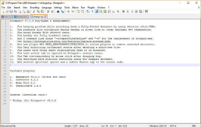 Notepad++