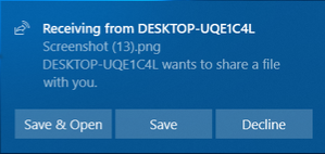 Nearby sharing