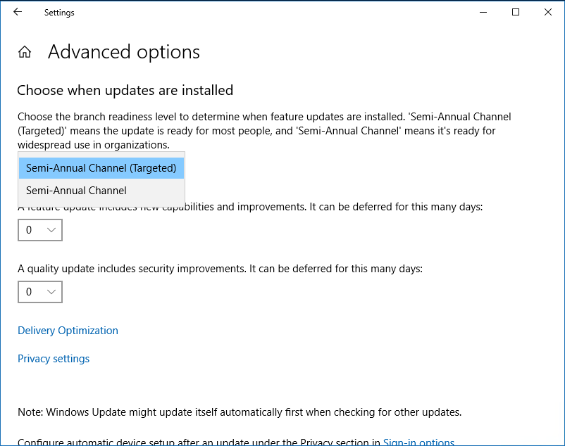 Nastavitve Windows 10 Nastavitve Windows 10