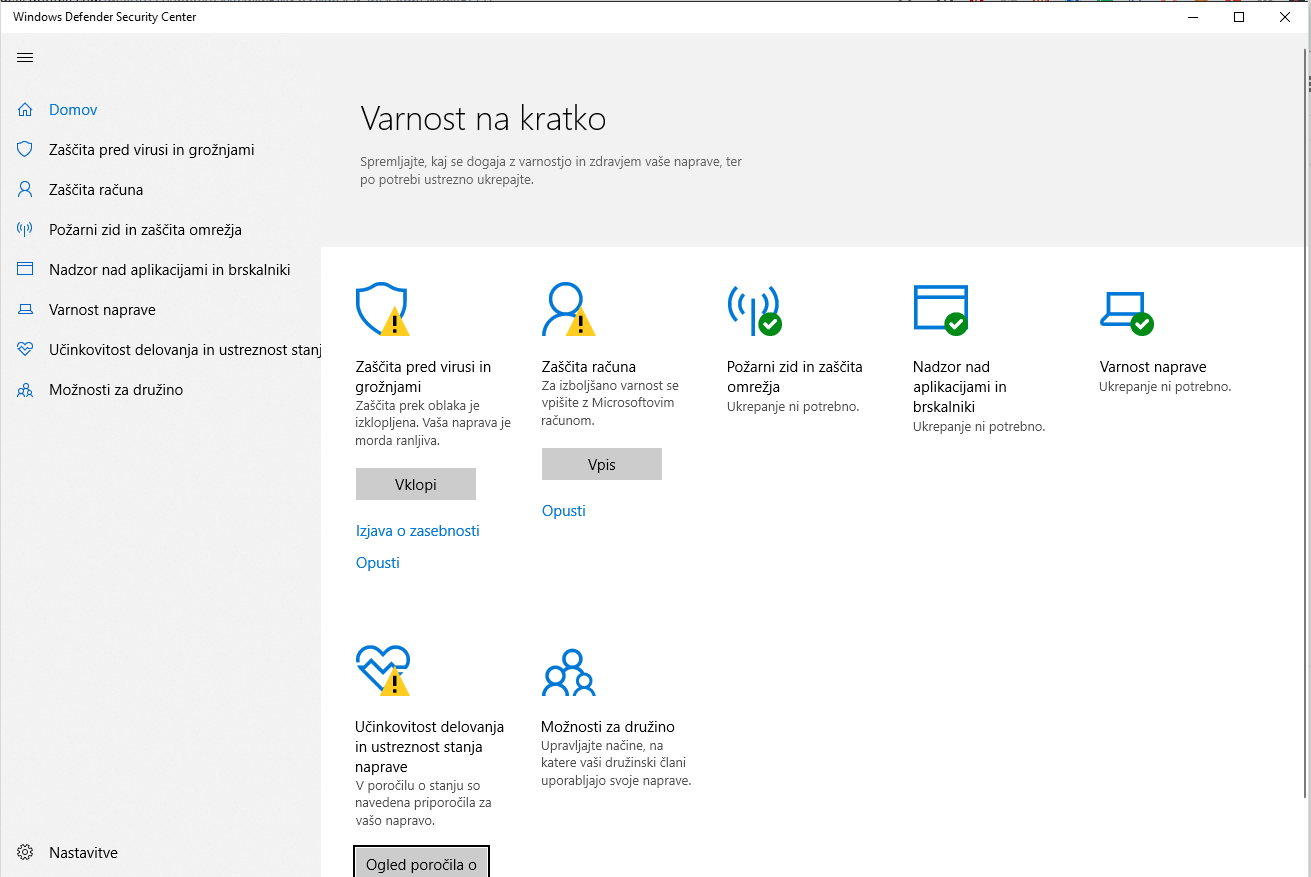 Windows Defender v 2019? 