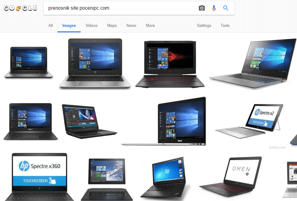 Iskanje s kvalifikatorji